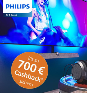 Philips TVs mit Cashback sichern