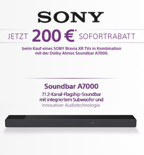 Sony TV + Soundbar mit Cashback