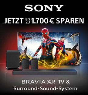 Sony Cashback auf TVs & Soundbars