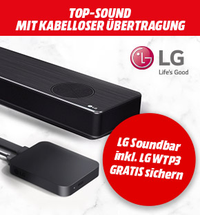 LG WTP 3 gratis zu augsewählter Soundbar