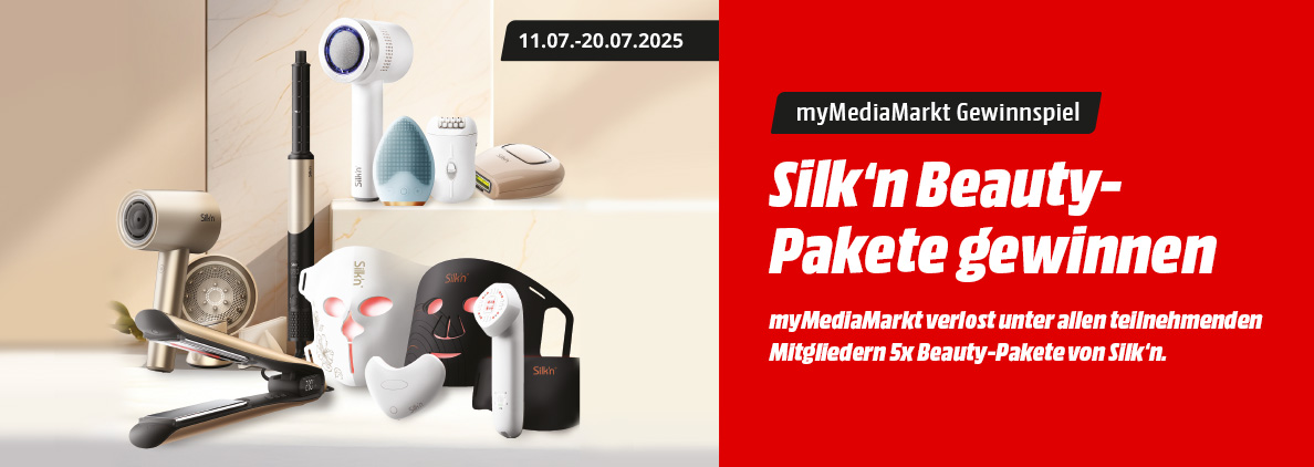 Silk'n Gewinnspiel für myMediaMarkt Mitglieder