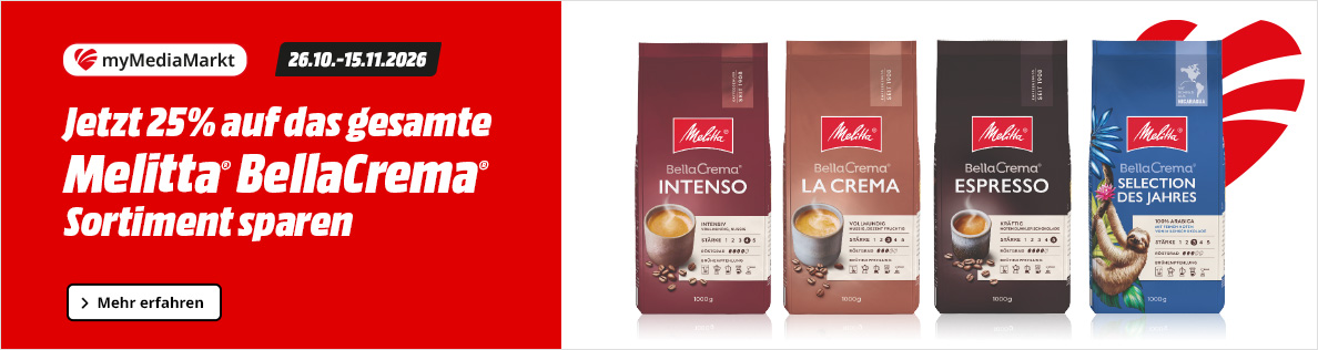 25% Aktion Melitta mit myMediaMarkt