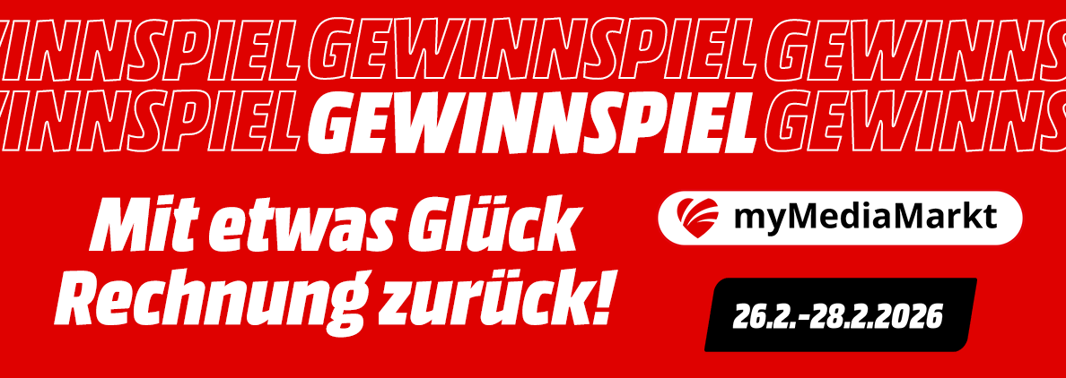 Rechung zurück. MyMediaMarkt Gewinnspiel