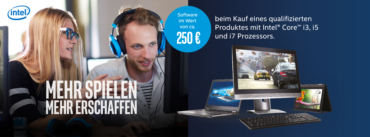 Intel Aktion Gratis Software