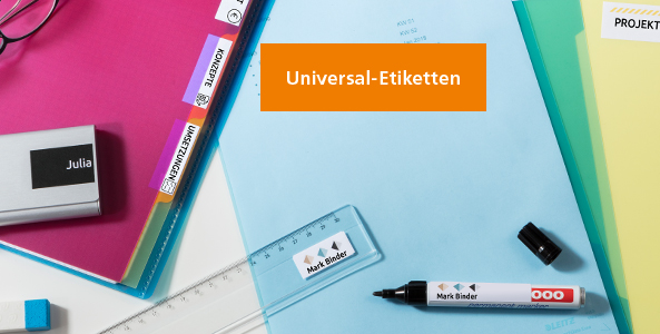 Universal-Etiketten