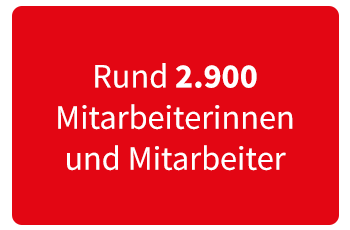 Rund 2.900 Mitarbeiter*innen